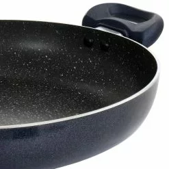 Anetta 3.5 qt. Nonstick Aluminum Saute Pan with Lid in Navy Blue by Oster 11 Anetta 3.5 qt. Nonstick Aluminum Saute Pan with Lid in Navy Blue by Oster -Cookware Sales Shop navy oster saute pans 985117242m 1f 1000