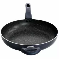Anetta 3.5 qt. Nonstick Aluminum Saute Pan with Lid in Navy Blue by Oster 10 Anetta 3.5 qt. Nonstick Aluminum Saute Pan with Lid in Navy Blue by Oster -Cookware Sales Shop navy oster saute pans 985117242m 4f 1000