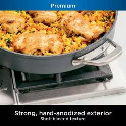 Premium 4-qt. Stainless Steel Nonstick Saute Pan with Glass Lid by NINJA -Cookware Sales Shop ninja saute pans c30140 fa 1000