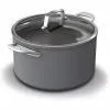 8 qt. Foodi NeverStick Premium Aluminum and Stainless Steel Stock Pot with Glass Lid by NINJA -Cookware Sales Shop ninja stock pots c30480 64 1000