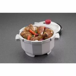 Plastic White Microwave Tender Cooker by Nordic Ware 7 Plastic White Microwave Tender Cooker by Nordic Ware -Cookware Sales Shop nordic ware microwave rice cookers 62104m 76 1000