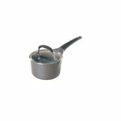 Pro Cast 1.5 qt. Cast Aluminum Nonstick Sauce Pot in Gray with Glass Lid by Nordic Ware