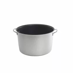 16 qt. Steel Nonstick Stock Pot in Stainless Steel by Nordic Ware