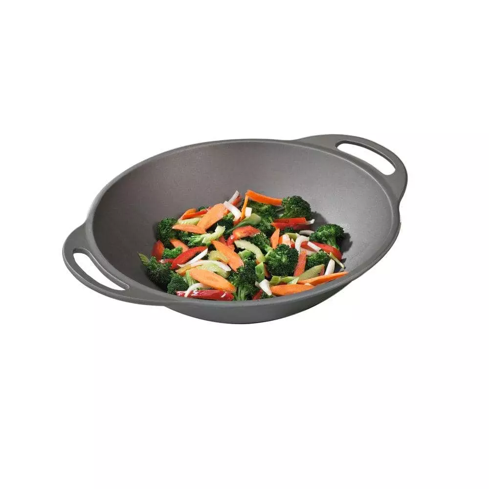 Pro Cast 12 in. Wok by Nordic Ware 4 Pro Cast 12 in. Wok by Nordic Ware - Image 2