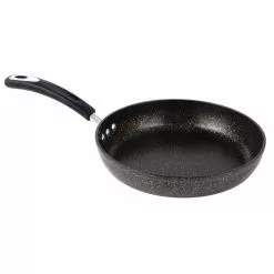 Stone Earth 12 in. Aluminum Ceramic Nonstick Frying Pan in Obsidian Gold by Ozeri