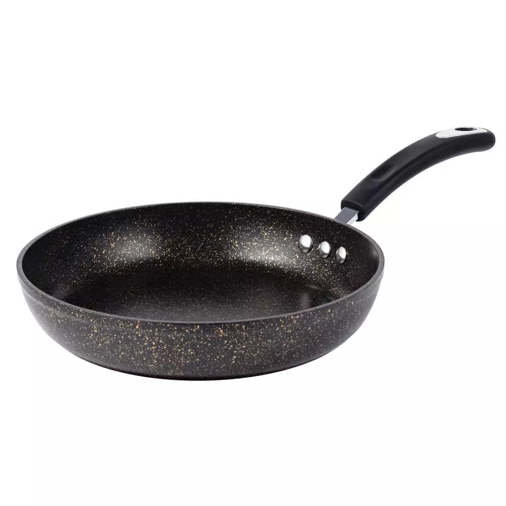 Stone Earth 12 in. Aluminum Ceramic Nonstick Frying Pan in Obsidian Gold by Ozeri 11 Stone Earth 12 in. Aluminum Ceramic Nonstick Frying Pan in Obsidian Gold by Ozeri - Image 9