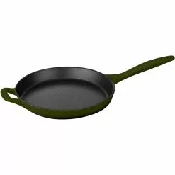 PRO Range 5-Piece Cast Iron Cookware Set in Olive Green by La Cuisine 13 PRO Range 5-Piece Cast Iron Cookware Set in Olive Green by La Cuisine -Cookware Sales Shop olive green la cuisine pot pan sets lc 2750mb fa 1000