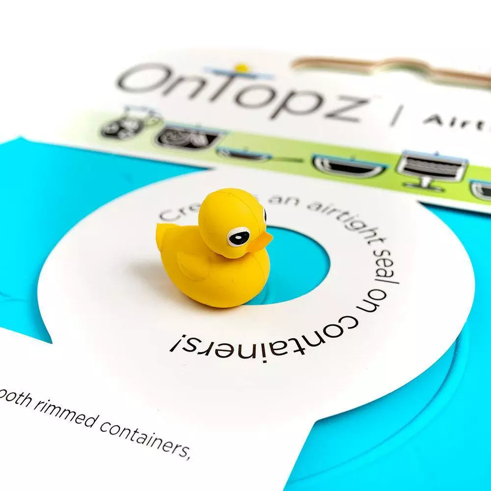 6.5" Silicone Food Topper with Rubber Duck by ONTOPZ 6 6.5" Silicone Food Topper with Rubber Duck by ONTOPZ - Image 4