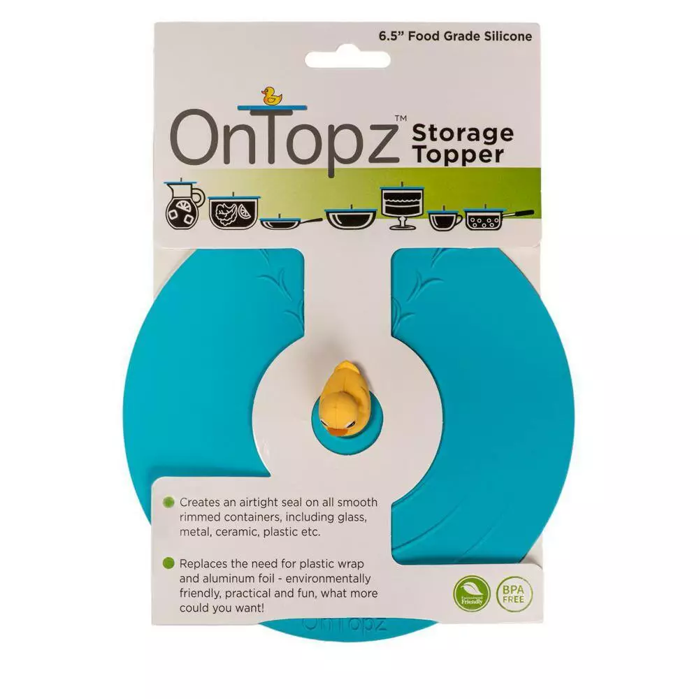 6.5" Silicone Food Topper with Rubber Duck by ONTOPZ 5 6.5" Silicone Food Topper with Rubber Duck by ONTOPZ - Image 3