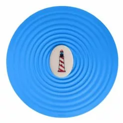 9" Silicone Food Topper with Nautical Theme Pebble by ONTOPZ