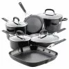 Hard Anodized Nonstick 10 Piece Hard andozed Aluminum Nonstick Cookware Set in Onyx by KitchenAid -Cookware Sales Shop onyx kitchenaid pot pan sets 84800 64 1000
