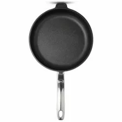 Earth Professional Series 10 in. Aluminum Ceramic Nonstick Frying Pan in Onyx with Comfort Grip Handle by Ozeri 19 Earth Professional Series 10 in. Aluminum Ceramic Nonstick Frying Pan in Onyx with Comfort Grip Handle by Ozeri -Cookware Sales Shop onyx ozeri skillets zp13 26 4f 1000