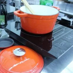 Neo 3 qt. Round Cast Iron Dutch Oven in Orange with Lid by BergHOFF 7 Neo 3 qt. Round Cast Iron Dutch Oven in Orange with Lid by BergHOFF -Cookware Sales Shop orange berghoff dutch ovens 2211302a 31 1000