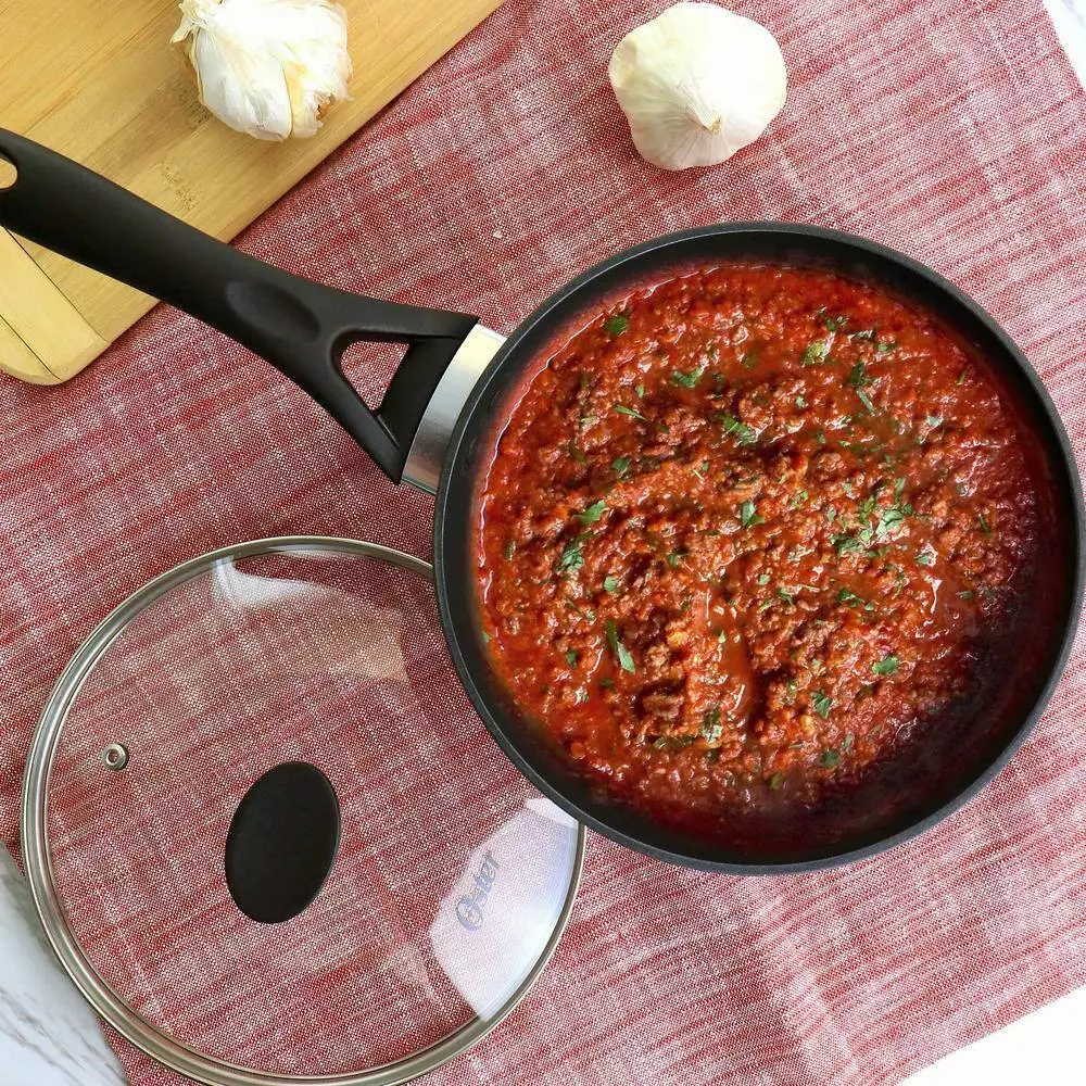 2.5 qt. Non-Stick Aluminum Saucepan with Lid by Oster 6 2.5 qt. Non-Stick Aluminum Saucepan with Lid by Oster - Image 4