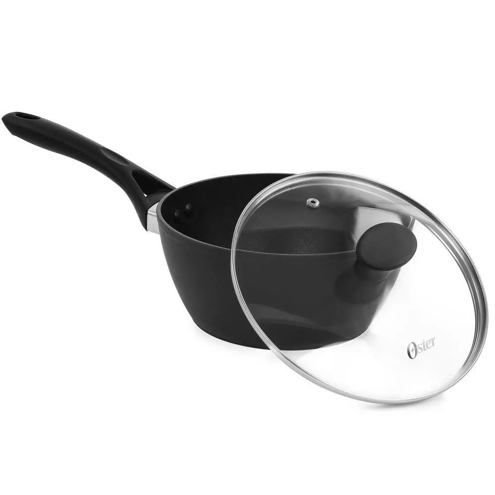 2.5 qt. Non-Stick Aluminum Saucepan with Lid by Oster 5 2.5 qt. Non-Stick Aluminum Saucepan with Lid by Oster - Image 3