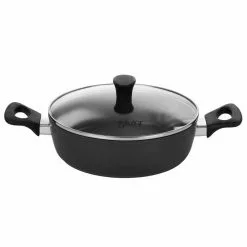 3 qt. Non-Stick Aluminum Everyday Sauce Pan with Lid by Oster