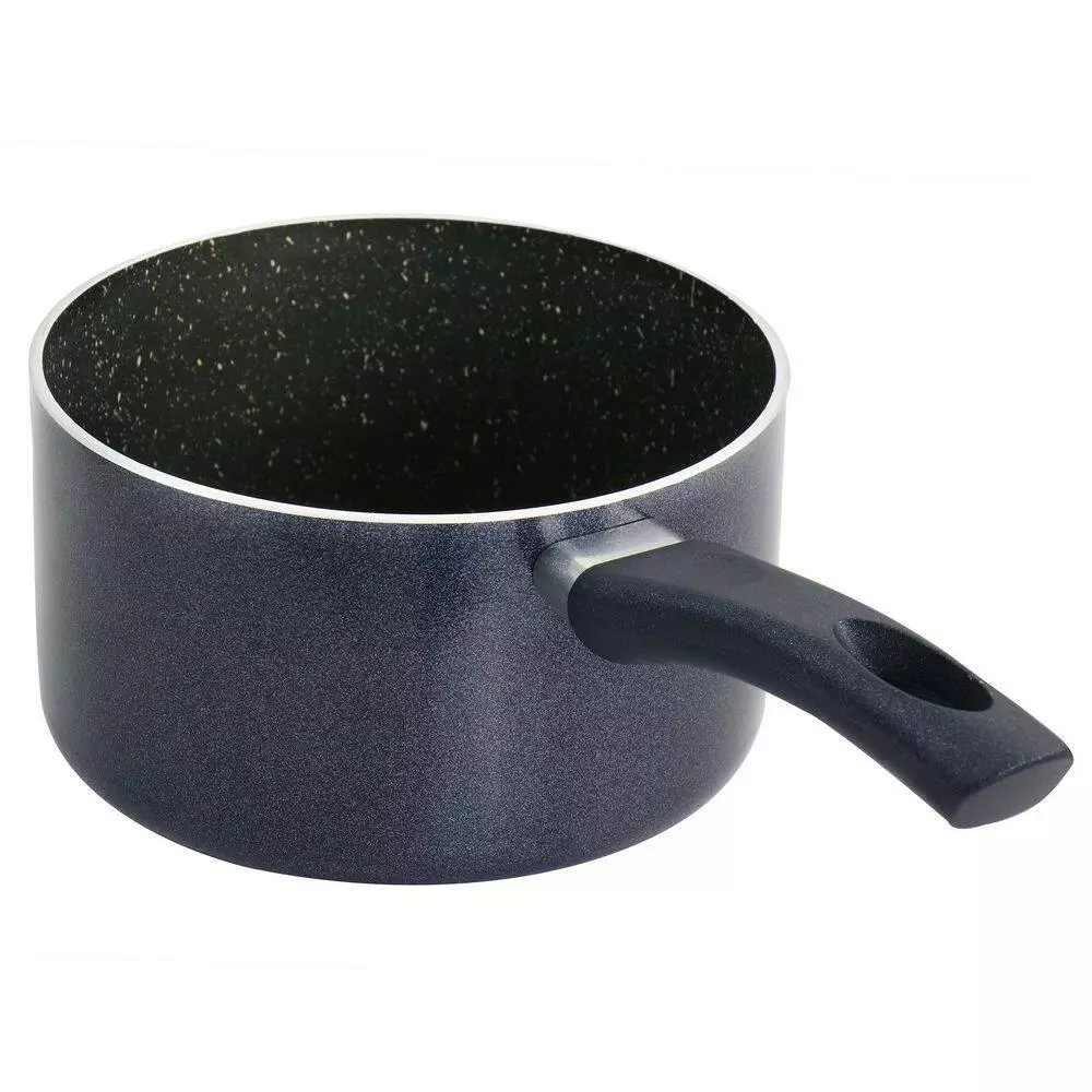 Anetta 1.5 qt. Aluminum Nonstick Saucepan in Navy Blue by Oster 6 Anetta 1.5 qt. Aluminum Nonstick Saucepan in Navy Blue by Oster - Image 4