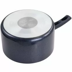 Anetta 1.5 qt. Aluminum Nonstick Saucepan in Navy Blue by Oster 13 Anetta 1.5 qt. Aluminum Nonstick Saucepan in Navy Blue by Oster -Cookware Sales Shop oster sauce pans 985117240m 44 1000