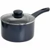 Anetta 1.5 qt. Aluminum Nonstick Saucepan in Navy Blue by Oster 1 Anetta 1.5 qt. Aluminum Nonstick Saucepan in Navy Blue by Oster -Cookware Sales Shop oster sauce pans 985117240m 64 1000
