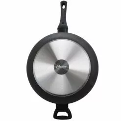 Ashford 5 qt. Aluminum Nonstick Saute Pan in Black with Glass Lid by Oster 9 Ashford 5 qt. Aluminum Nonstick Saute Pan in Black with Glass Lid by Oster -Cookware Sales Shop oster saute pans 985105848m 4f 1000