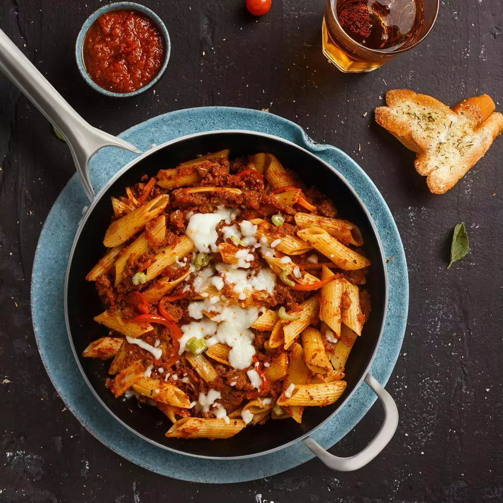 Palladium 4.8 Quart Aluminum Saute Pan with Glass Lid by Oster 6 Palladium 4.8 Quart Aluminum Saute Pan with Glass Lid by Oster - Image 4