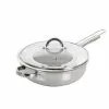 Sangerfield 3 Piece 4 Quart Stainless Steel Saute Pan with Lid and Splatter Guard by Oster 2 Sangerfield 3 Piece 4 Quart Stainless Steel Saute Pan with Lid and Splatter Guard by Oster -Cookware Sales Shop oster saute pans 985114960m 64 1000