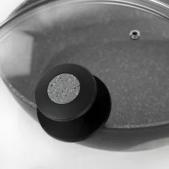 Bastone 3 qt. Speckled Gray Aluminum Nonstick Saute Pan by Oster 12 Bastone 3 qt. Speckled Gray Aluminum Nonstick Saute Pan by Oster -Cookware Sales Shop oster saute pans 985115161m 4f 1000