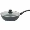 Bastone 3 qt. Speckled Gray Aluminum Nonstick Saute Pan by Oster -Cookware Sales Shop oster saute pans 985115161m 64 1000
