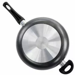 Pallermo 3.5 qt. Charcoal Aluminum Nonstick Saute Pan with Lid by Oster -Cookware Sales Shop oster saute pans 985117258m 1f 1000