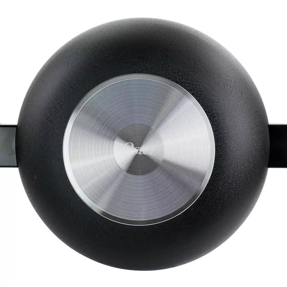 Ashford 5 qt. Black Nonstick Aluminum Everyday Pan by Oster 5 Ashford 5 qt. Black Nonstick Aluminum Everyday Pan by Oster - Image 3