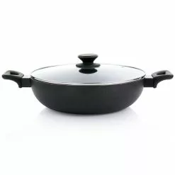 Ashford 5 qt. Black Nonstick Aluminum Everyday Pan by Oster 13 Ashford 5 qt. Black Nonstick Aluminum Everyday Pan by Oster -Cookware Sales Shop oster saute pans 985117612m fa 1000
