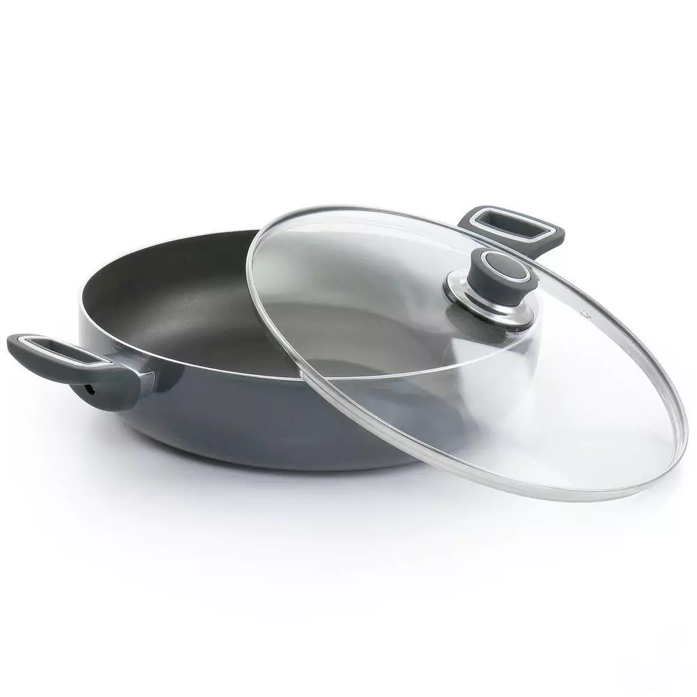Legacy 5 qt. Gray Aluminum Nonstick Everyday Pan by Oster 4 Legacy 5 qt. Gray Aluminum Nonstick Everyday Pan by Oster - Image 2