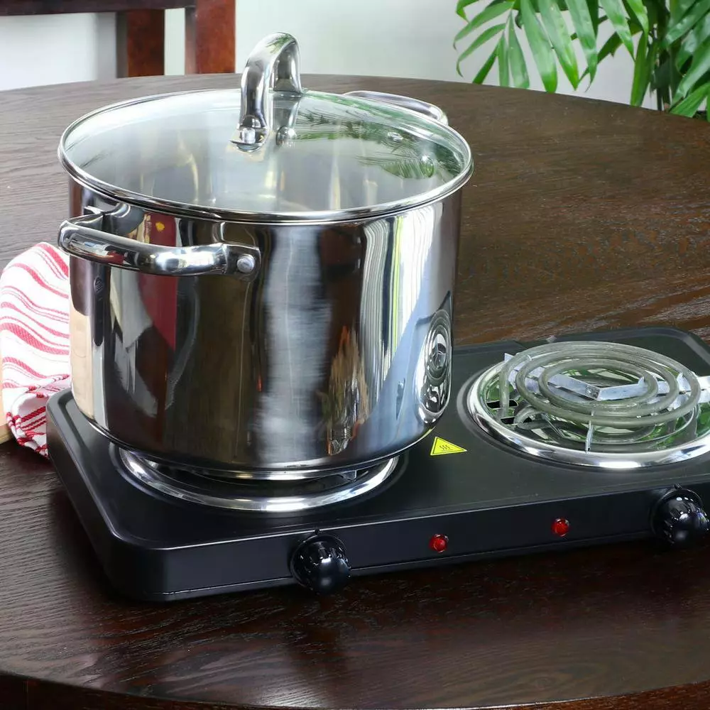 Adenmore 8 qt. Stainless Steel Stock Pot with Glass Lid by Oster 5 Adenmore 8 qt. Stainless Steel Stock Pot with Glass Lid by Oster - Image 3