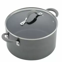 Elementum 10-Piece Hard-Anodized Aluminum Nonstick Cookware Set in Oyster Gray by Circulon 19 Elementum 10-Piece Hard-Anodized Aluminum Nonstick Cookware Set in Oyster Gray by Circulon -Cookware Sales Shop oyster gray circulon pot pan sets 84564 76 1000