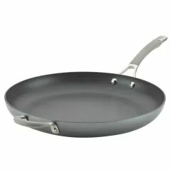 Elementum 14 in. Hard-Anodized Aluminum Nonstick Skillet in Oyster Gray by Circulon