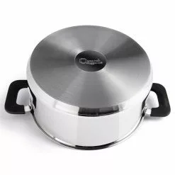 6-Piece Stainless Steel Inductive Pot Set with Straining and Hands-Free Glass Lids by Ozeri 15 6-Piece Stainless Steel Inductive Pot Set with Straining and Hands-Free Glass Lids by Ozeri -Cookware Sales Shop ozeri stock pots zp16 3p 44 1000