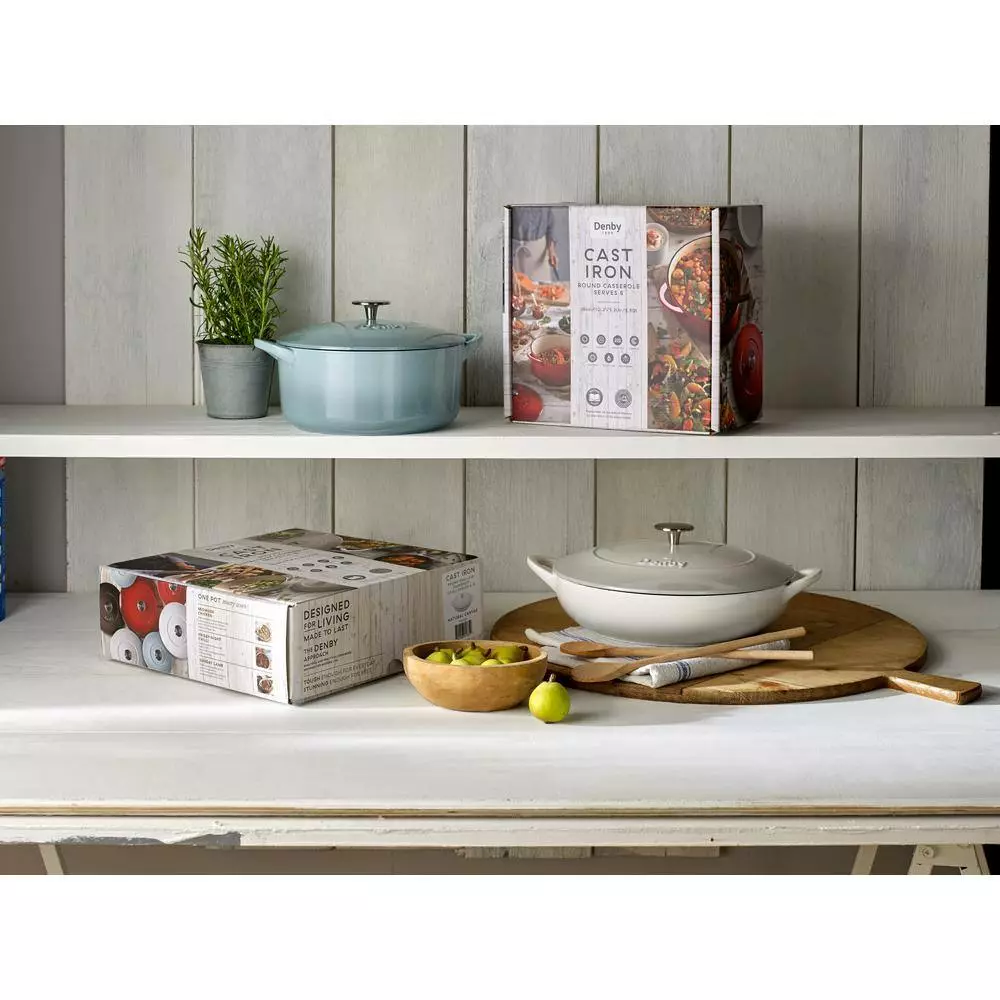 Pavilion Cast Iron 7qt Casserole by Denby 6 Pavilion Cast Iron 7qt Casserole by Denby - Image 4