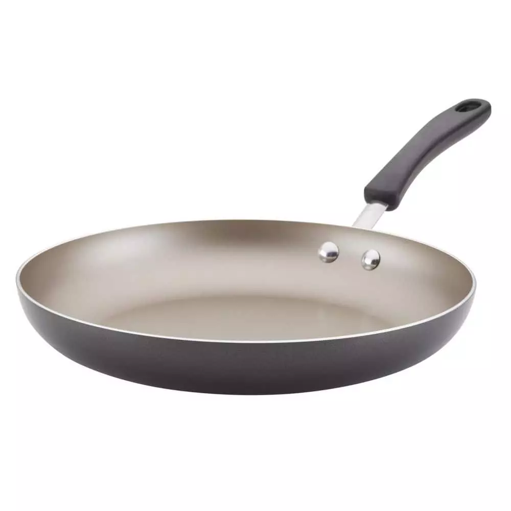 Cook Start 11 .25 in. Aluminum Diamond Max Non-Stick Skillet Pewter by Farberware 3 Cook Start 11 .25 in. Aluminum Diamond Max Non-Stick Skillet Pewter by Farberware