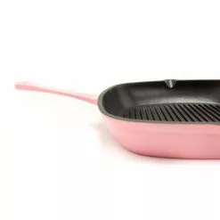 Neo11 in. Cast Iron Square Pink Grill Pan by BergHOFF -Cookware Sales Shop pink berghoff grill pans 2211073 4f 1000