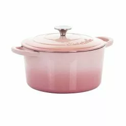 Artisan 5 qt. 2-Piece Enameled Cast Iron Dutch Oven in Blush Pink by Crock-Pot