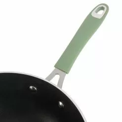 12-Piece Nonstick Aluminum Cookware Set in Pistachio with Silicone Handles by Unbranded 22 12-Piece Nonstick Aluminum Cookware Set in Pistachio with Silicone Handles by Unbranded -Cookware Sales Shop pistachio pot pan sets 985118604m 76 1000