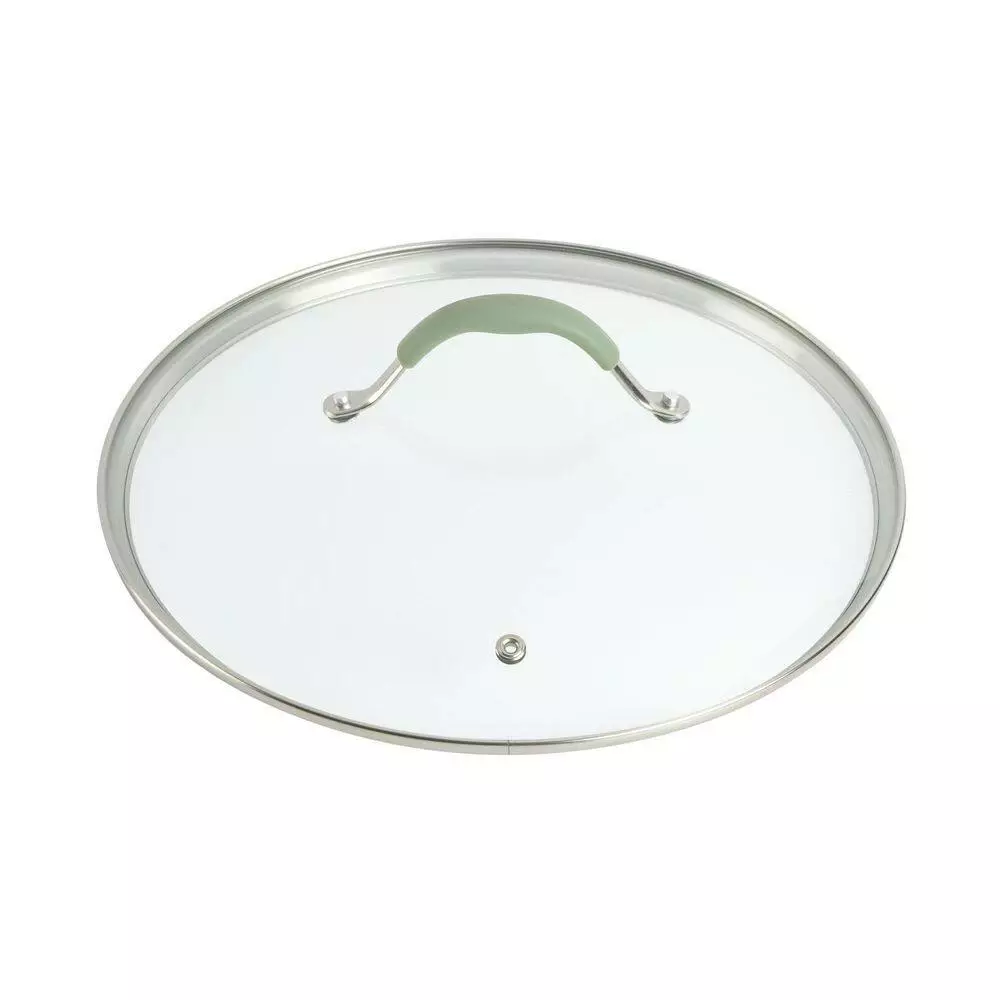 5 qt. Enameled Aluminum Everyday Pan in Pistachio With Silicone Handles by Unbranded 11 5 qt. Enameled Aluminum Everyday Pan in Pistachio With Silicone Handles by Unbranded - Image 9