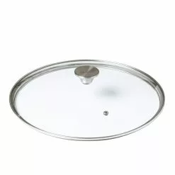 10 in. Glass Lid with Stainless Steel Knob for Skillet by Victoria 11 10 in. Glass Lid with Stainless Steel Knob for Skillet by Victoria -Cookware Sales Shop pot lids lid 482 44 1000