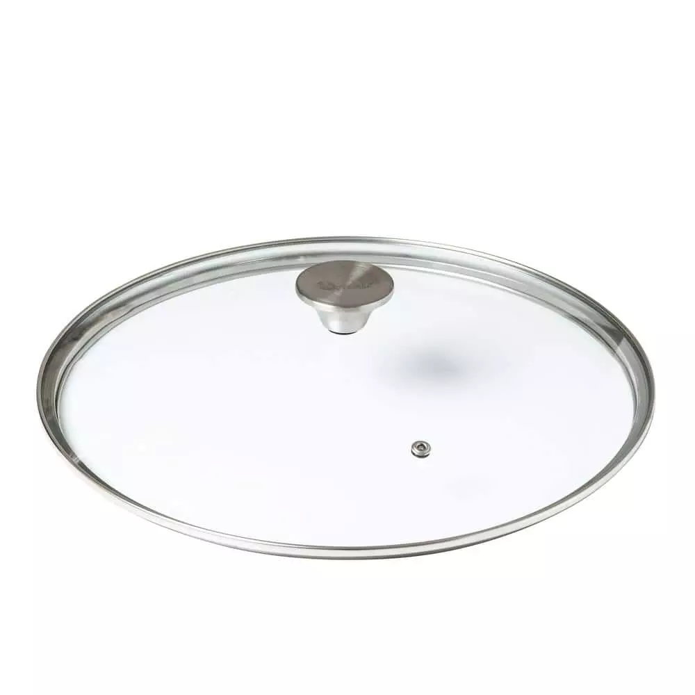 10 in. Glass Lid with Stainless Steel Knob for Skillet by Victoria 7 10 in. Glass Lid with Stainless Steel Knob for Skillet by Victoria - Image 5