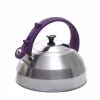 Steppes 11-Cup Tea Kettle in Stainless Steel with Purple Silicone Handle/Knob by Creative Home 2 Steppes 11-Cup Tea Kettle in Stainless Steel with Purple Silicone Handle/Knob by Creative Home -Cookware Sales Shop purple creative home tea kettles 72228 64 1000