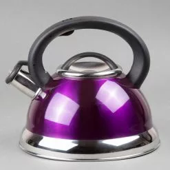 Alexa 12-Cup Stovetop Tea Kettle in Purple by Creative Home 11 Alexa 12-Cup Stovetop Tea Kettle in Purple by Creative Home -Cookware Sales Shop purple creative home tea kettles 77019 1f 1000