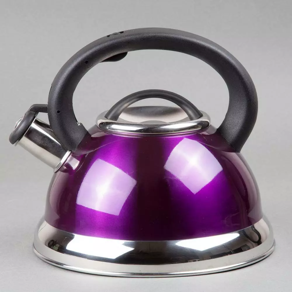 Alexa 12-Cup Stovetop Tea Kettle in Purple by Creative Home 6 Alexa 12-Cup Stovetop Tea Kettle in Purple by Creative Home - Image 4