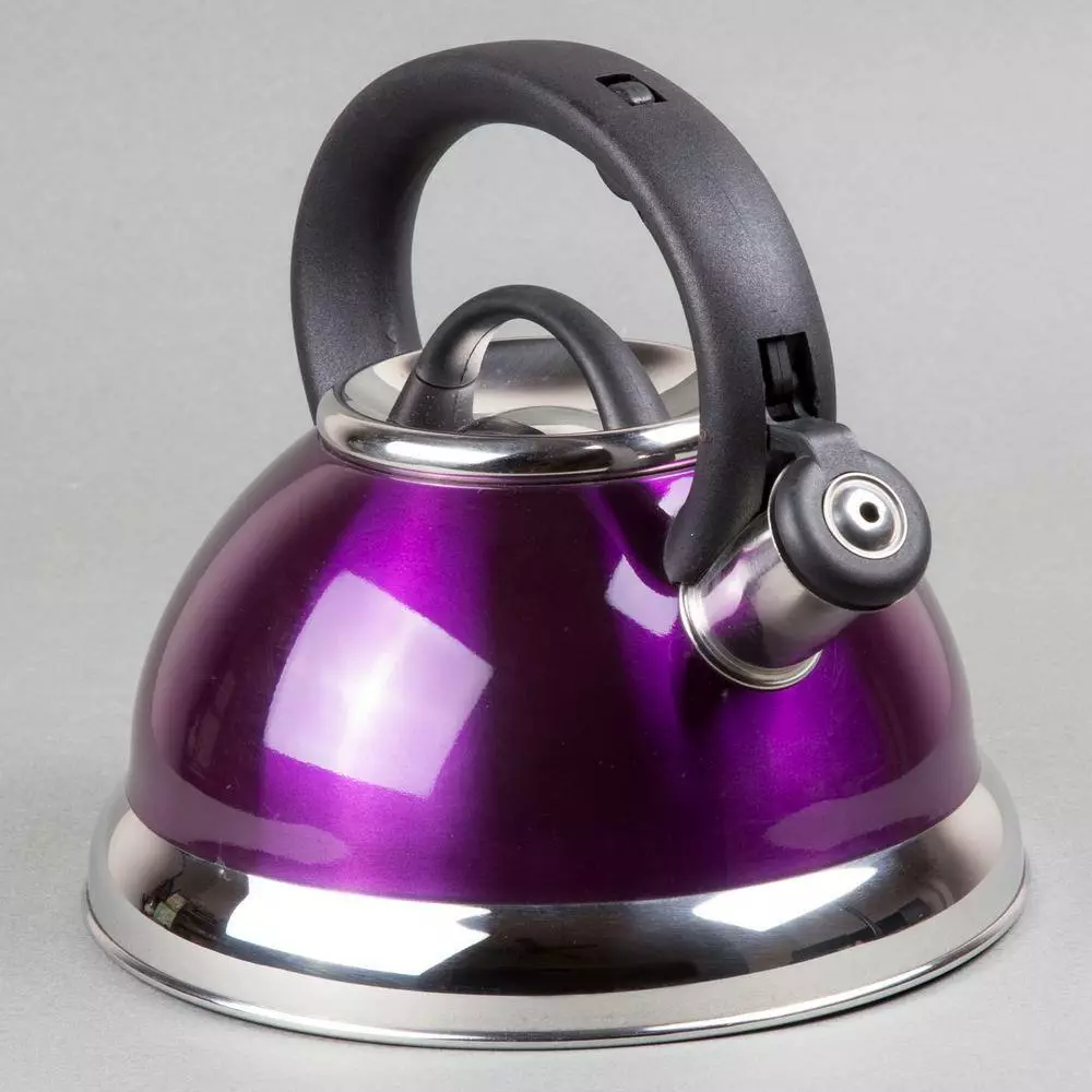 Alexa 12-Cup Stovetop Tea Kettle in Purple by Creative Home 7 Alexa 12-Cup Stovetop Tea Kettle in Purple by Creative Home - Image 5