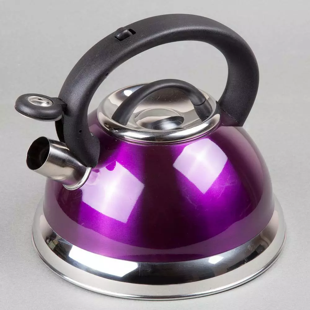 Alexa 12-Cup Stovetop Tea Kettle in Purple by Creative Home 4 Alexa 12-Cup Stovetop Tea Kettle in Purple by Creative Home - Image 2