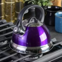 Flintshire 1.75 qt. 7-Cup Purple Stainless Steel Whistling Stovetop Tea Kettle by Mr. Coffee 17 Flintshire 1.75 qt. 7-Cup Purple Stainless Steel Whistling Stovetop Tea Kettle by Mr. Coffee -Cookware Sales Shop purple mr coffee tea kettles 985118843m 76 1000